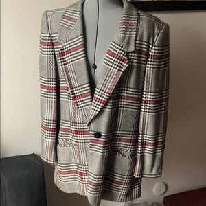 Evan-Picone size 12 patterned blazer,vintage style